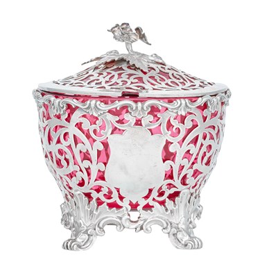 Lot 801 - A Victorian Silver Bowl and Cover