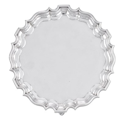 Lot 844 - A George V Silver Salver