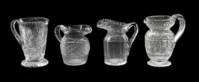 Lot 747 - An Anglo-Irish Glass Water Jug, circa 1800,...