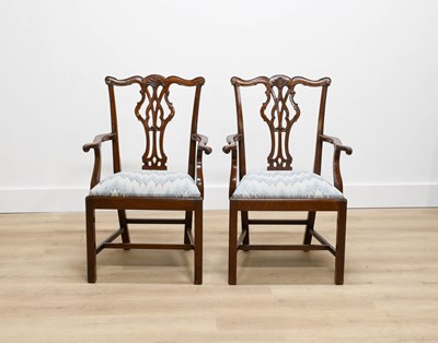 Lot 948 - A Set of Twenty-Eight George III-Style Carved...
