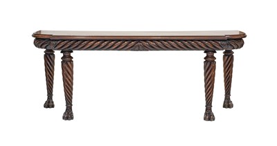 Lot 950 - A George IV Carved Mahogany Serving Table,...