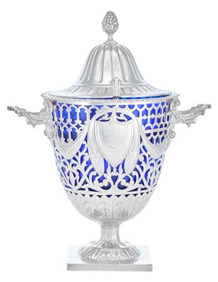 Lot 1028 - An Edward VII Silver Sugar-Vase and Cover