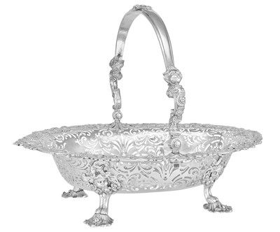Lot 995 - A George II Silver Basket