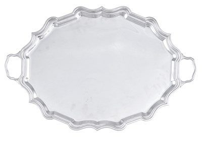 Lot 1139 - A George V Silver Tray