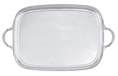 Lot 1136 - An Edward VII Silver Tray
