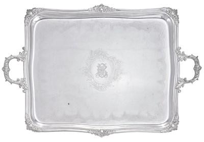 Lot 1023 - A French Silver Tray