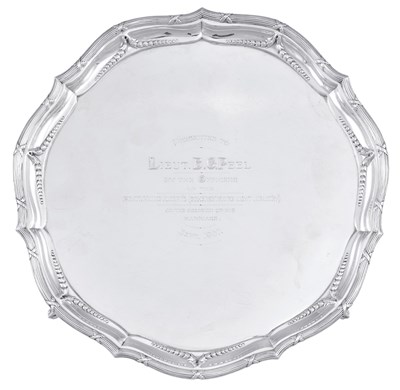 Lot 1137 - An Edward VII Silver Salver