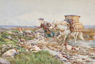 Lot 123 - Walter J Morby (20th Century) A highlander...