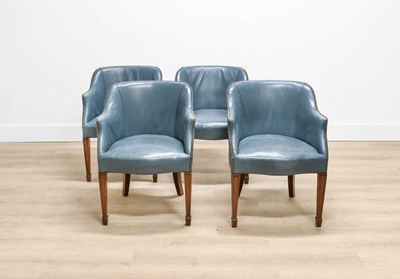 Lot 1041 - A Set of Sixteen George III-Style Tub...