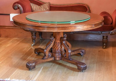 Lot 1052 - A Victorian Mahogany Circular Dining or Gaming...
