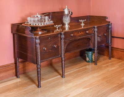 Lot 1053 - A George IV Carved Mahogany Sideboard, 2nd...