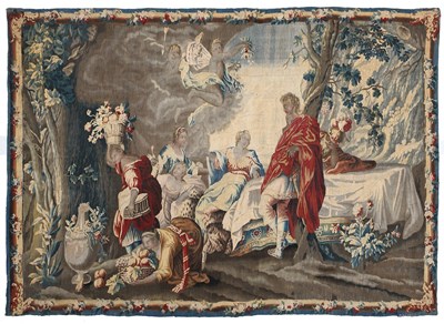 Lot 1059 - A Louis XIV Aubusson Mythological Tapestry...