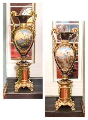 Lot 579 - A Pair of Rorstrand Vases, early 20th century,...