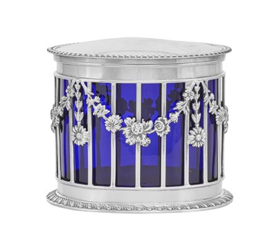 Lot 345 - A Victorian Silver Canister