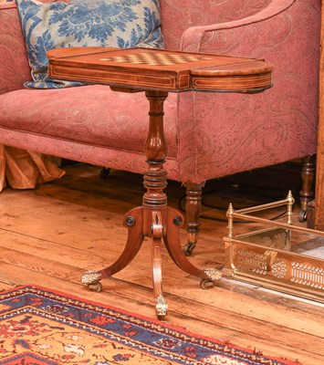 Lot 329 - A George IV Mahogany and Boxwood-Strung...