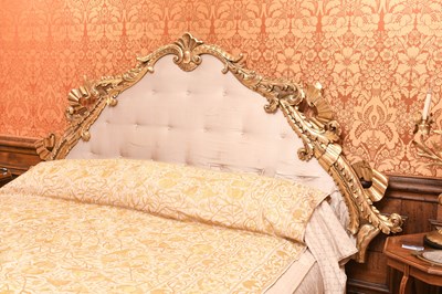 Lot 331 - A Carved Giltwood Headboard, 19th century,...