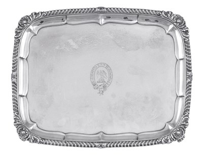 Lot 344 - A George IV Silver Salver