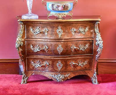 Lot 542 - A Louis XV-Style Rosewood, Tulipwood,...