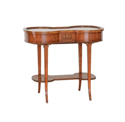 Lot 530 - An Edwardian Satinwood and Painted Table...