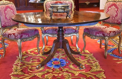 Lot 546 - A Regency Mahogany Centre or Dining Table,...