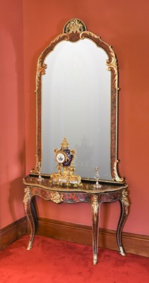 Lot 550 - A French Napoleon III Ebonised, Red...