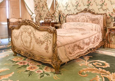 Lot 429 - A Louis XV-Style Carved Giltwood and Gesso...