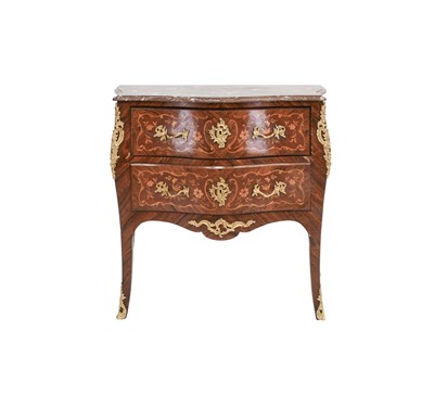 Lot 409 - A French Louis XV-Style Rosewood,...