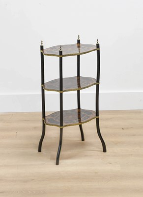 Lot 437 - A Late 19th Century Amboyna, Ebonised and...