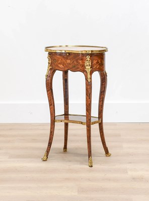 Lot 470 - A French Louis XV-Style Tulipwood, Kingwood,...
