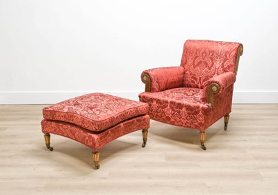 Lot 475 - A Victorian Walnut and Parcel-Gilt Duchesse,...