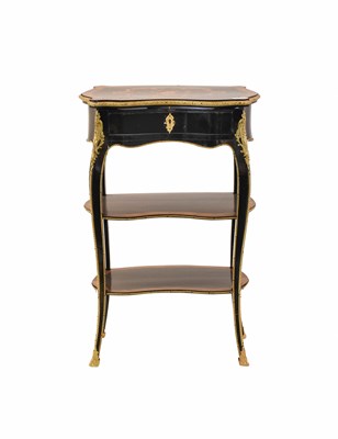 Lot 482 - A Late 19th Century French Ebonised, Kingwood,...
