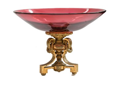 Lot 488 - A Baccarat Gilt-Metal Comport, circa 1880,...