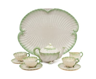 Lot 501 - A Belleek Porcelain Cabaret Set, 19th century,...