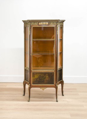 Lot 302 - A Louis XVI-Style Mahogany, Vernis Martin and...