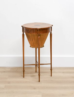 Lot 317 - An Edwardian Satinwood, Mahogany-Crossbanded,...