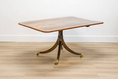 Lot 247 - A Regency Rosewood, Satinwood-Banded and Ebony-...