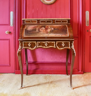 Lot 241 - A French Louis XV-Style Rosewood, Kingwood,...