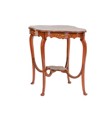 Lot 258 - A Victorian Rosewood and Marquetry-Inlaid...