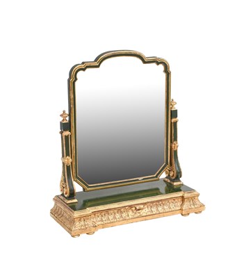 Lot 245 - An Italian Green-Painted and Parcel-Gilt...