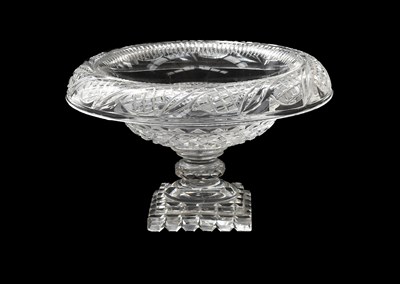 Lot 260 - An Anglo-Irish Cut-Glass Bowl, mid 19th...