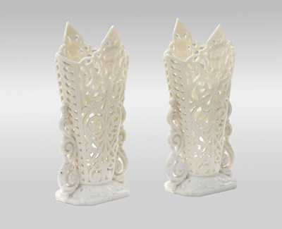 Lot 280 - A Pair of Grainger & Co Worcester Porcelain...