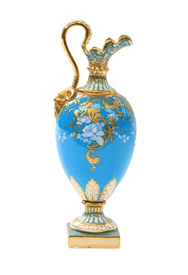 Lot 269 - A Mintons Porcelain Pedestal Ewer, early 20th...
