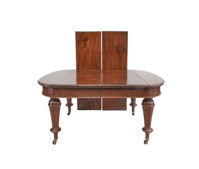 Lot 111 - A Victorian Mahogany Extending Dining Table,...