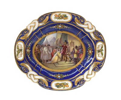 Lot 99 - A Sèvres Porcelain Oval Dish, 18th century...