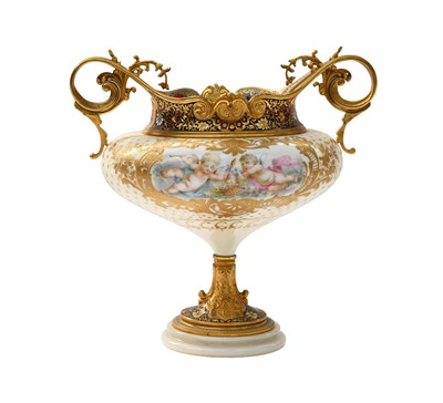 Lot 71 - A French Gilt-Metal and Champlevé...