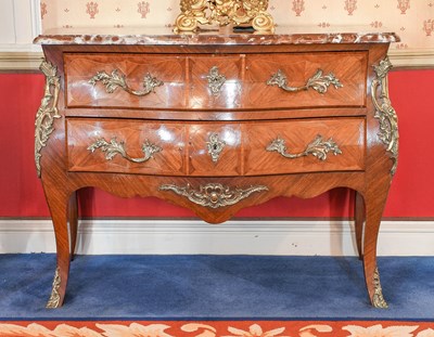 Lot 138 - A Louis XV-Style Kingwood, Crossbanded and...