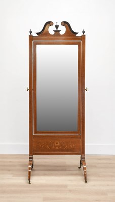 Lot 149 - A Victorian Mahogany, Satinwood-Banded,...