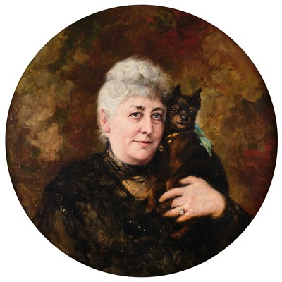 Lot 158 - Continental School (19th Century) Portrait of...
