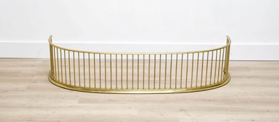 Lot 891 - A Regency-Style D-Shape Fire Fender, late 19th...