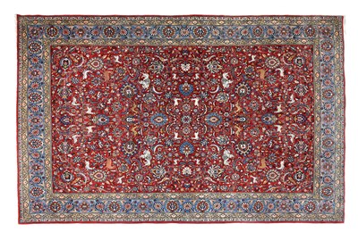 Lot 960 - Ghom Carpet Central Iran, Circa 1950 The...